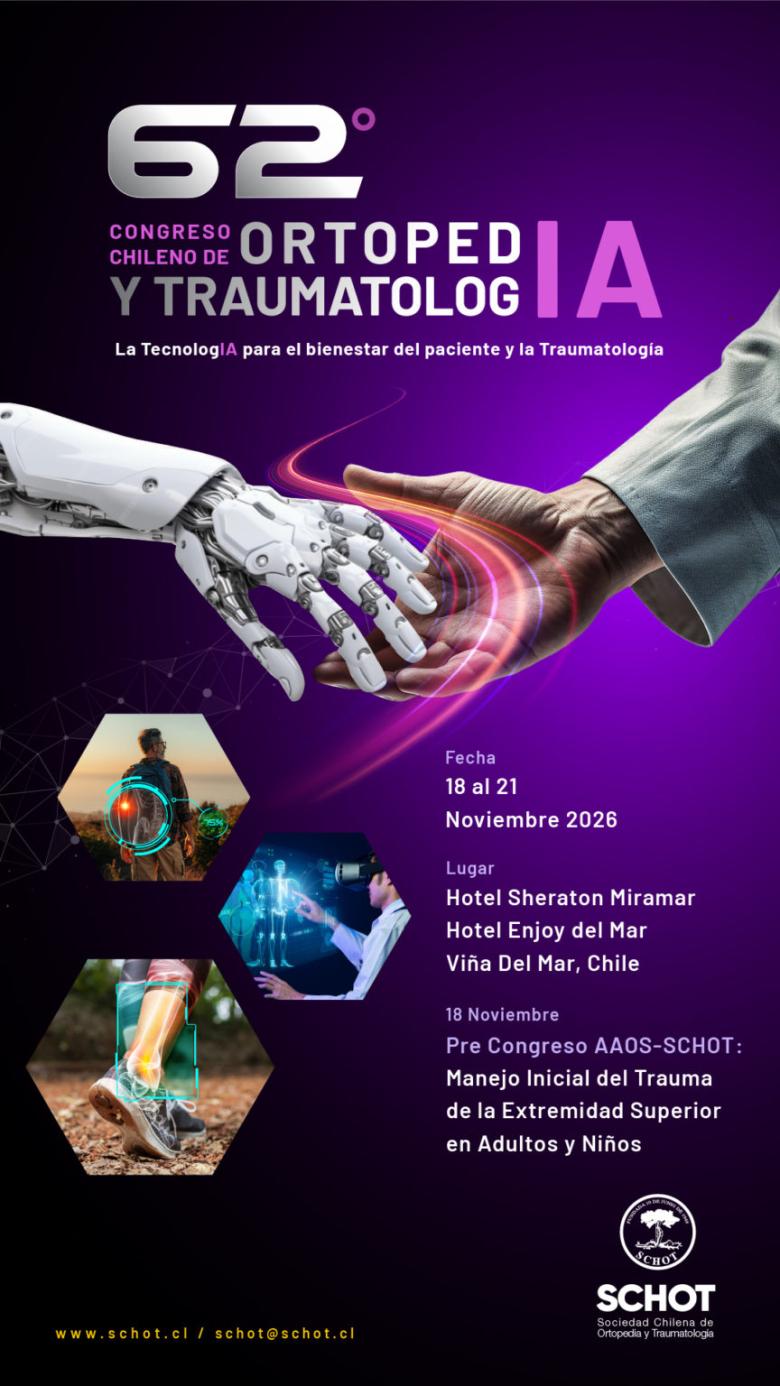 62° Congreso Chileno de Ortopedia y Traumatología, Sociedad Chilena de Ortopedia y Traumatología